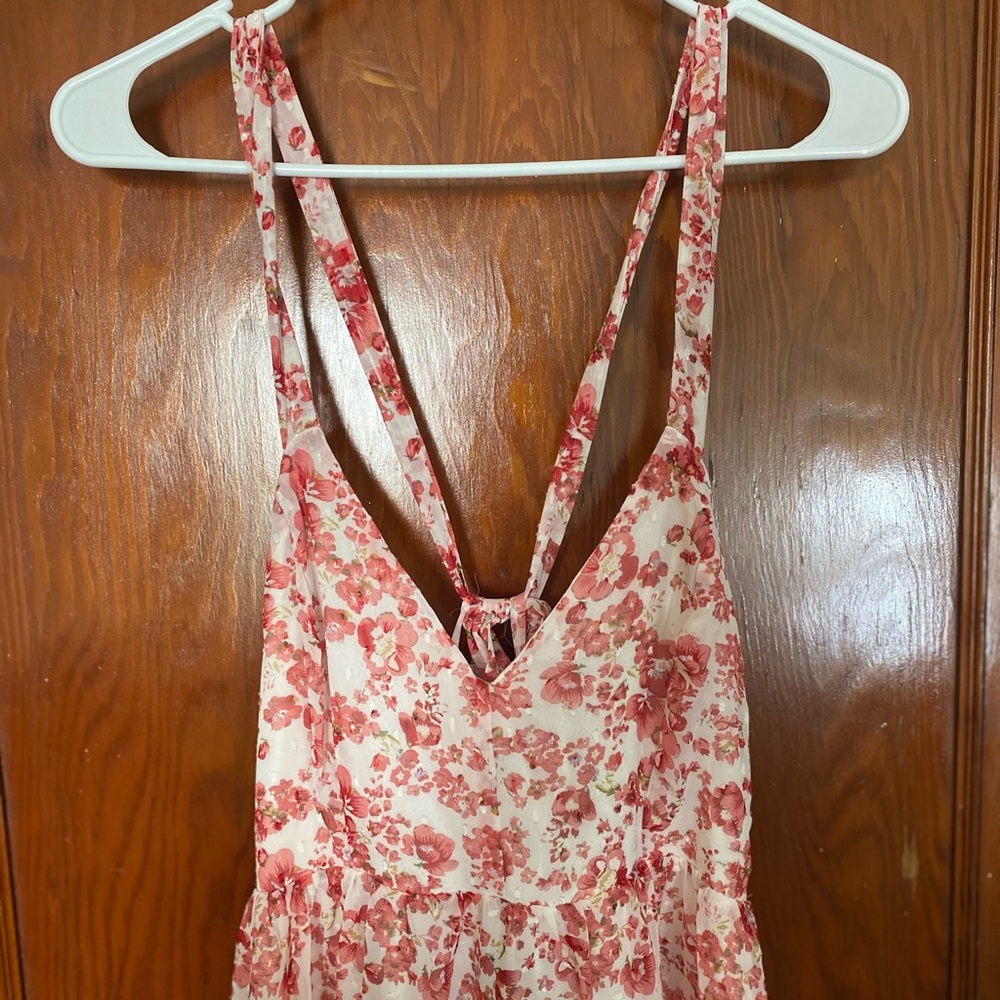 NWT Lulus Floral Maxi Dress Sz M